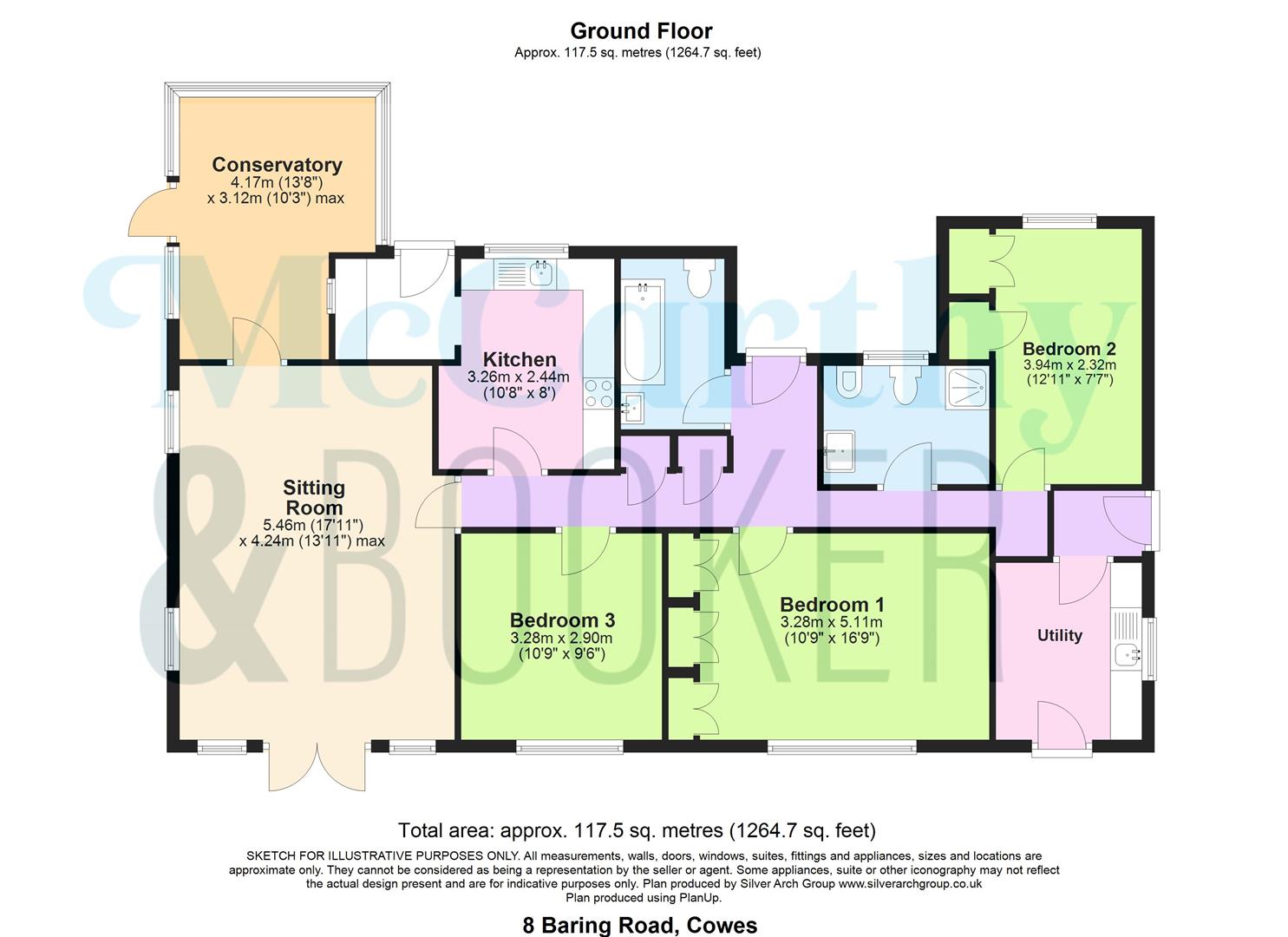 FANTASTIC OPPORTUNITY WITH SEA VIEWS AND GRANTED PLANNING PERMISSION - Baring Road, Cowes floorplan